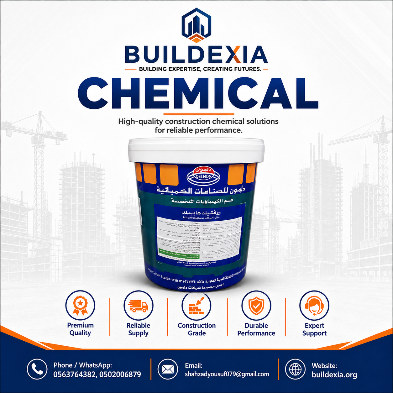 Delmon Chemical Seller: Buildexia.org in Jeddah