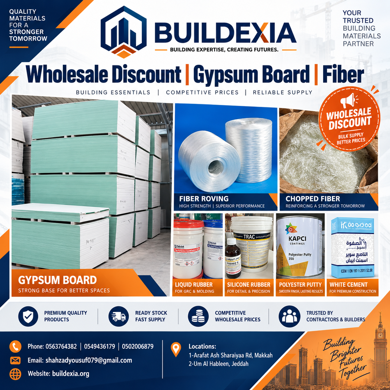 GRC Material Company in KSA Jeddah and Makkah