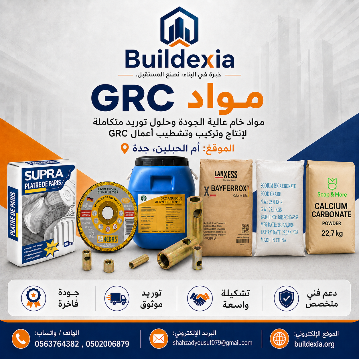 GRC Material in Jeddah | Complete Guide by Buildexia