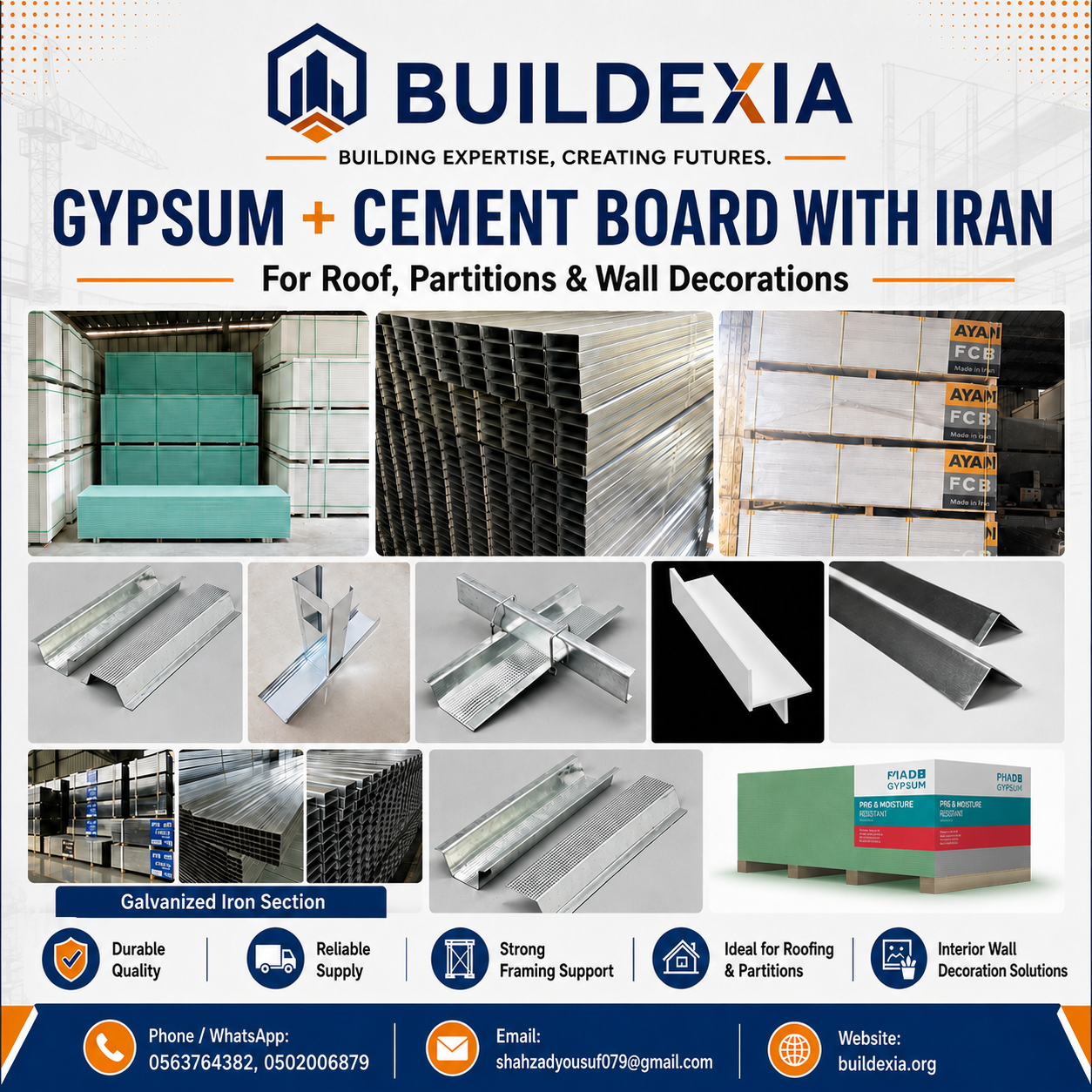 Gypsum + Cement Board with Iron Wholesale Dealer: The Complete Guide for Contractors, Builders & Projects in KSA